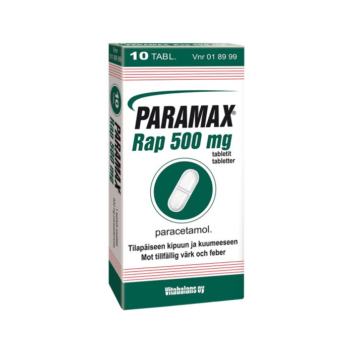 PARAMAX RAP 500 mg tabl 10 fol