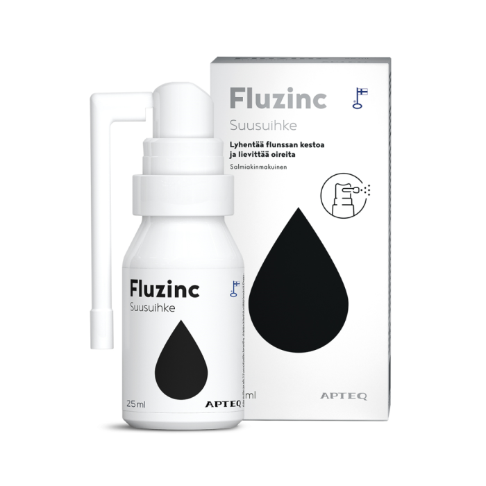 Apteq Fluzinc suusuihke salmiakki 25 ml bild 2