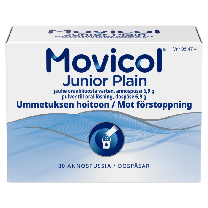 MOVICOL JUNIOR PLAIN jauhe oraaliliuosta varten, annospussi 30 kpl bild 3