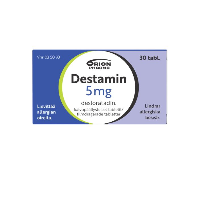 DESTAMIN 5 mg tabl, kalvopääll 30 fol bild 4