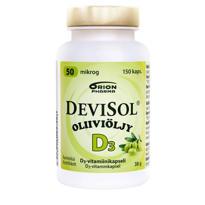 DEVISOL OLIIVIÖLJY 50 MIKROG 150 KAPS bild 2
