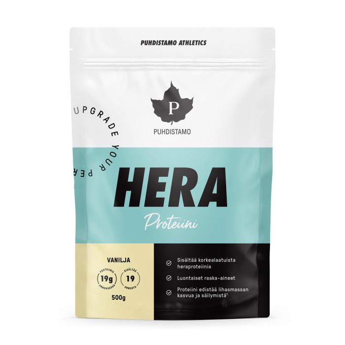 Puhdistamo Athletics Heraproteiini Vanilja 500 g