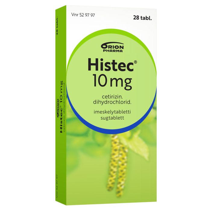 HISTEC 10 mg imeskelytabl 28 fol bild 7
