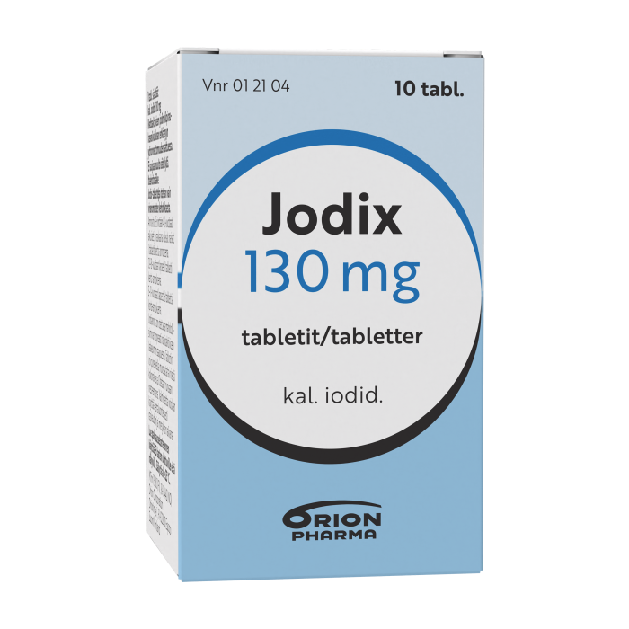JODIX 130 mg tabl 10 kpl
