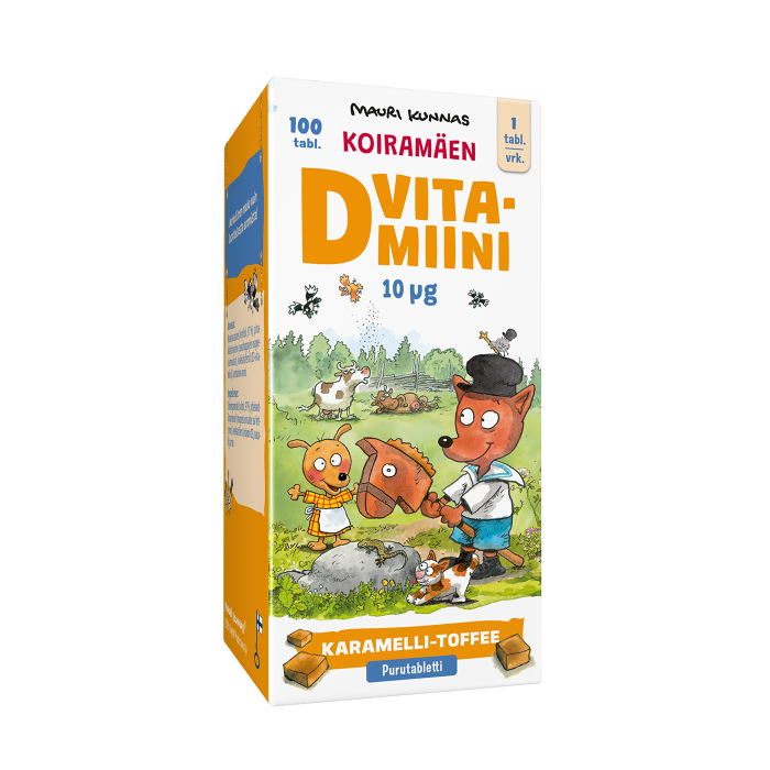 Koiramäen D-vitamiini 10 mikrog 100 tabl bild 2