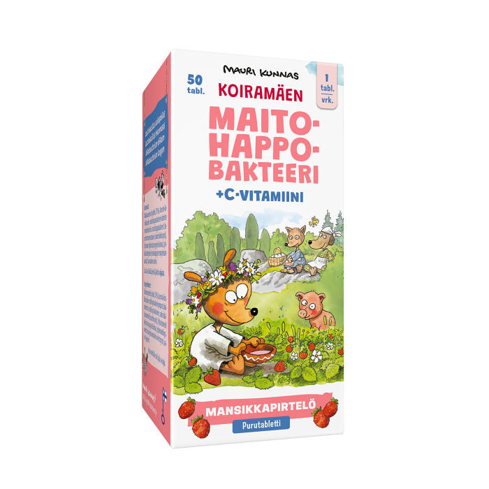 Koiramäen Maitohappobakteeri + C-vitamiini 50 tabl bild 2