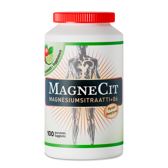 MagneCit Mansikka-Lime 100 purutabl bild 2