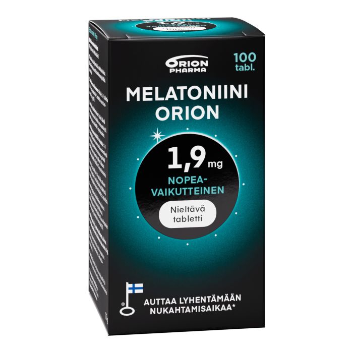 MELATONIINI ORION 1,9 MG NIELTÄVÄ 100 TABL bild 2