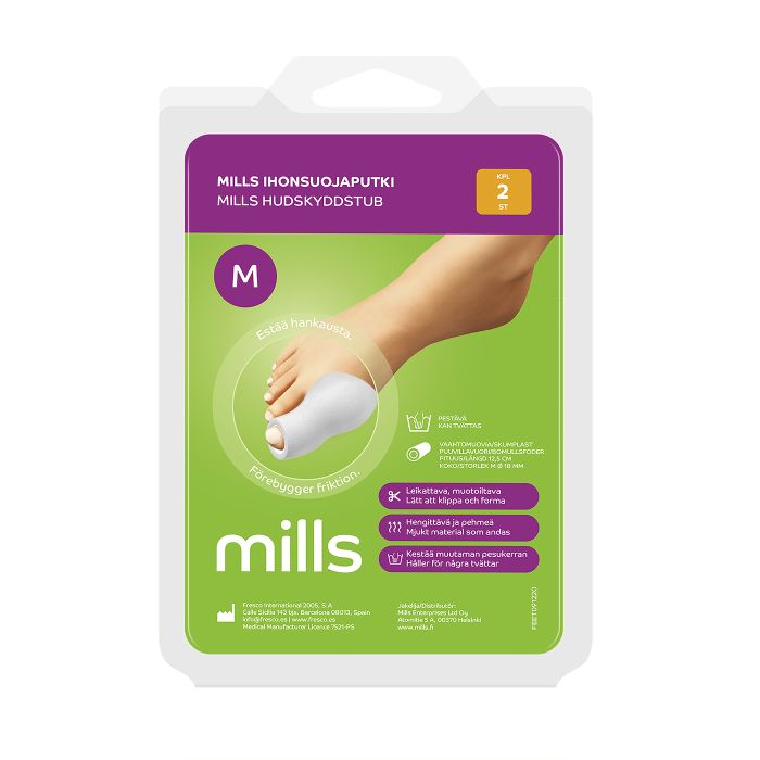 Mills Ihonsuojaputki varpaille, M 2 kpl kuva 2