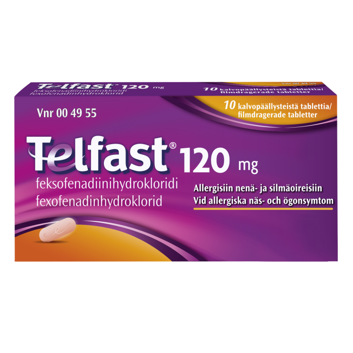 TELFAST 120 mg tabl, kalvopääll 10 fol bild 3