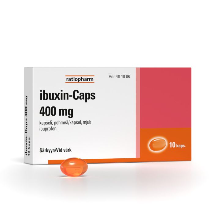 IBUXIN-CAPS kapseli, pehmeä 400 mg 10 fol bild 1