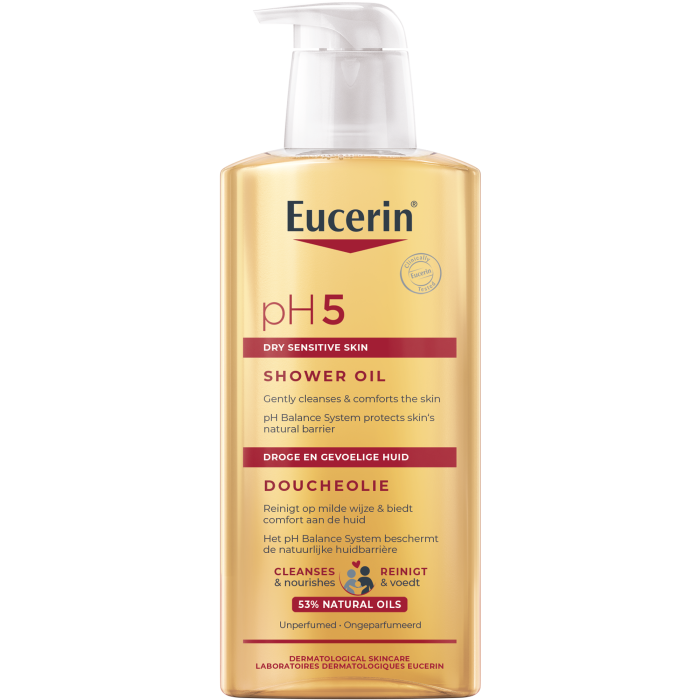 Eucerin pH5 Shower Oil, hajusteeton 400 ml kuva 2