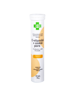 Apteekki C-vit + sinkki Pore appelsiini 20 tabl