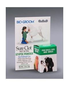 Bio-Groom SureClot verenvuodontyrehdytyspulveri 14 g