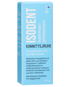 IsoDent kiinnitysjauhe hammasproteeseille 20 g