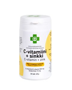APTEEKKI C-vitamiini + sinkki trooppiset hedelmät 30 tabl