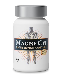 MagneCit Magnesiumsitraatti + B6-vitamiini 60 tabl