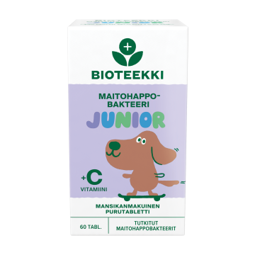 Bioteekki Maitohappobakteeri Junior 60 tabl
