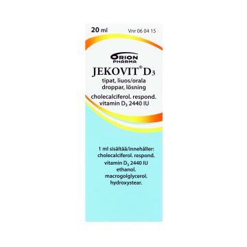 JEKOVIT D3 2440 IU/ml tipat, liuos 20 ml