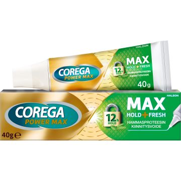 COREGA MAX HOLD + FRESH hammasproteesin kiinnitysvoide 40 G