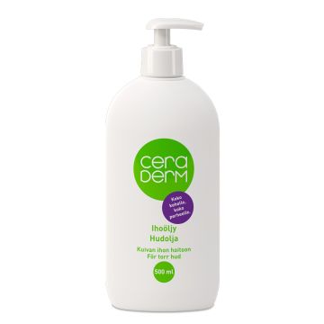 CERADERM IHOÖLJY PUMPPU 500 ml
