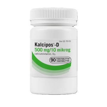 KALCIPOS-D purutabletti 500 mg/10 mikrog 90 kpl