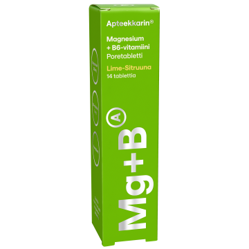 Apteekkarin Magnesium+ B6 poretabl  sitruuna 14 kpl