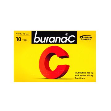 BURANA-C 400/300 mg tabl, kalvopääll 10 fol