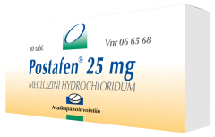 POSTAFEN 25 mg tabl 10 fol