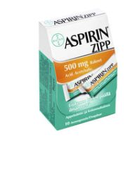 ASPIRIN ZIPP 500 mg rakeet 10 kpl