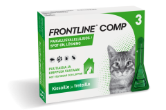 FRONTLINE COMP 50/60 mg vet paikallisvaleluliuos (kissoille ja freteille)3x0,5 ml
