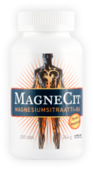 MAGNECIT  MAGNESIUMSITRAATTI + B6-VITAMIINI 200 TABL