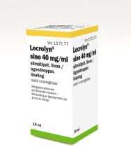 LECROLYN SINE silmätipat, liuos 40 mg/ml 10 ml