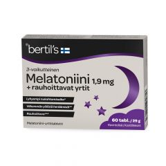 bertils Melatoniini 1,9 mg + yrtit 60 tabl