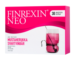 FINREXIN NEO jauhe (mustaherukka)30 kpl