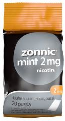 ZONNIC MINT 2 mg jauhe suuonteloon, pussi 20 kpl