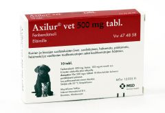 AXILUR 500 mg vet tabl 10 fol